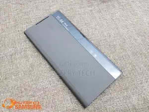 Genuine Clear View Galaxy Note 20 Ultra Leather Case