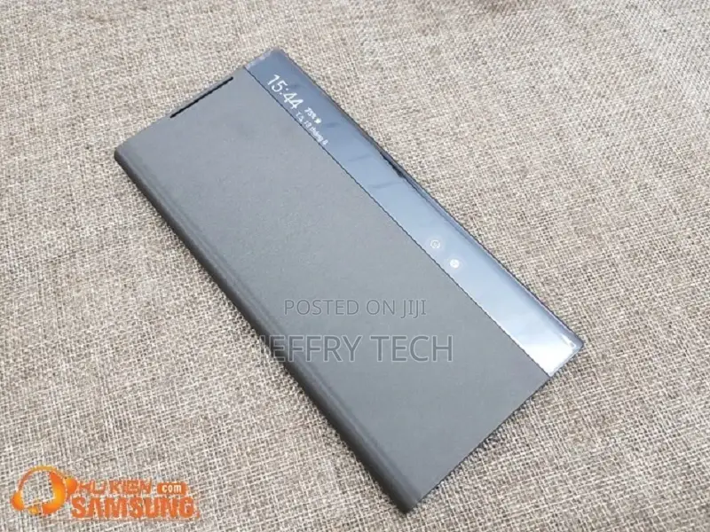 Genuine Clear View Galaxy Note 20 Ultra Leather Case