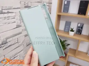 Genuine High Quality Clear View Samsung Note 20 Leather Case