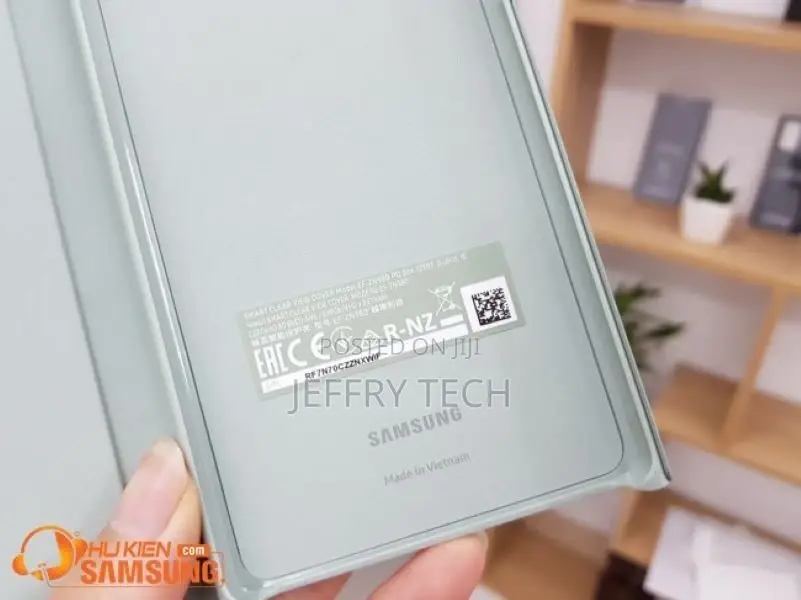 Genuine High Quality Clear View Samsung Note 20 Leather Case