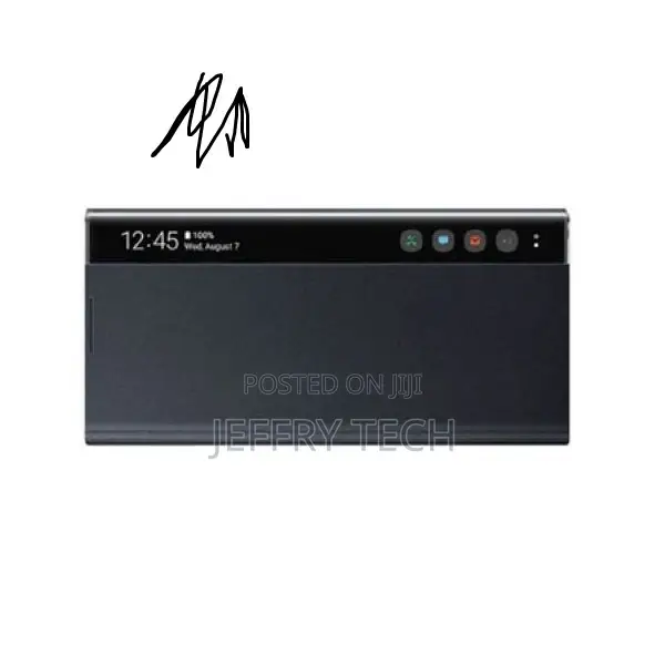 Genuine Clear View Galaxy Note 10 Plus Leather Case