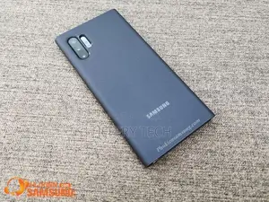 Genuine Clear View Galaxy Note 10 Plus Leather Case