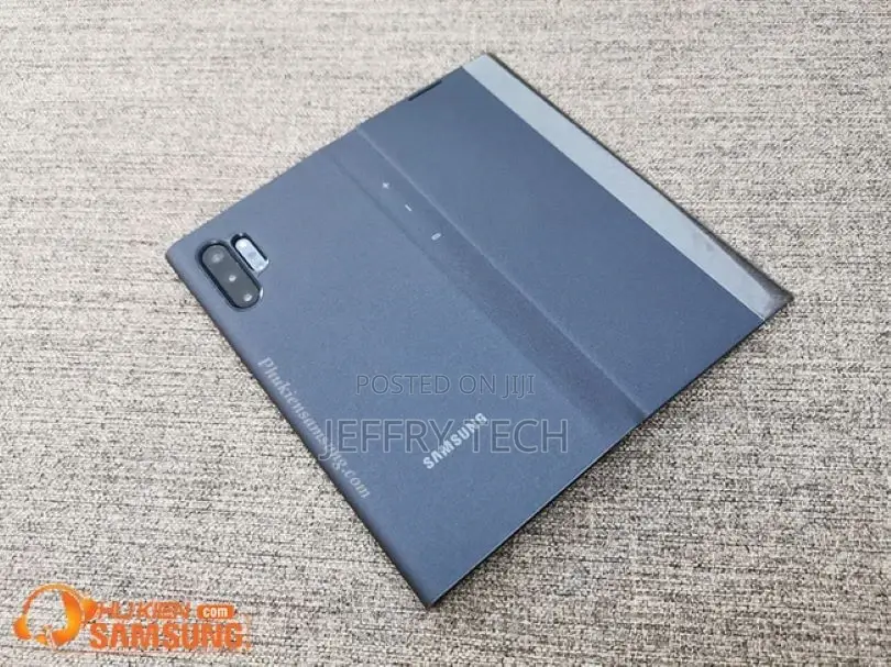 Genuine Clear View Galaxy Note 10 Plus Leather Case