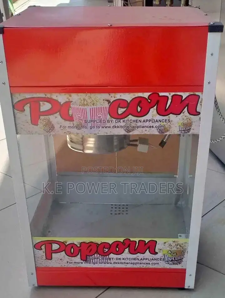 Locally Fabricated Popcorn Machine