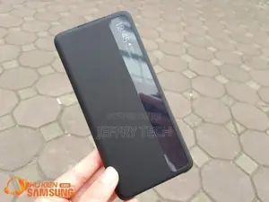 Genuine Samsung Clear View S20 Leather Case