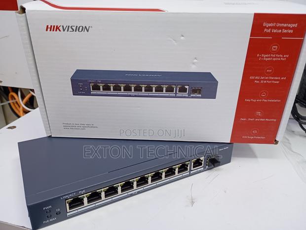 Hikvision 8 Port Poe Switch With SFP Port