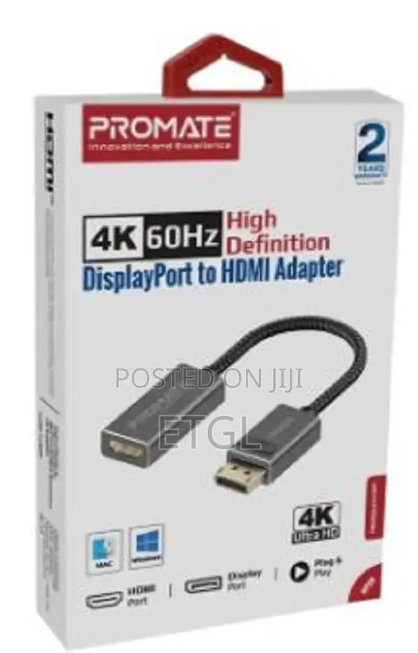 Promate at 60hz Displayport to HDMI Adapter