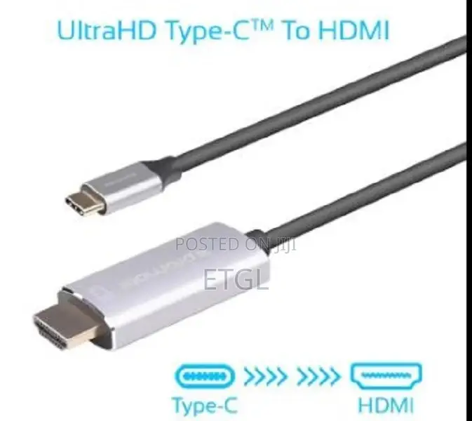 Promate X (60hz) USB-C to HDMI 2.0 Audio Video Cable, 1