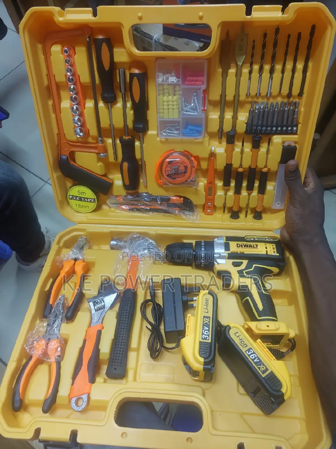 36V High Quality Dewalt Cordless Drill Set