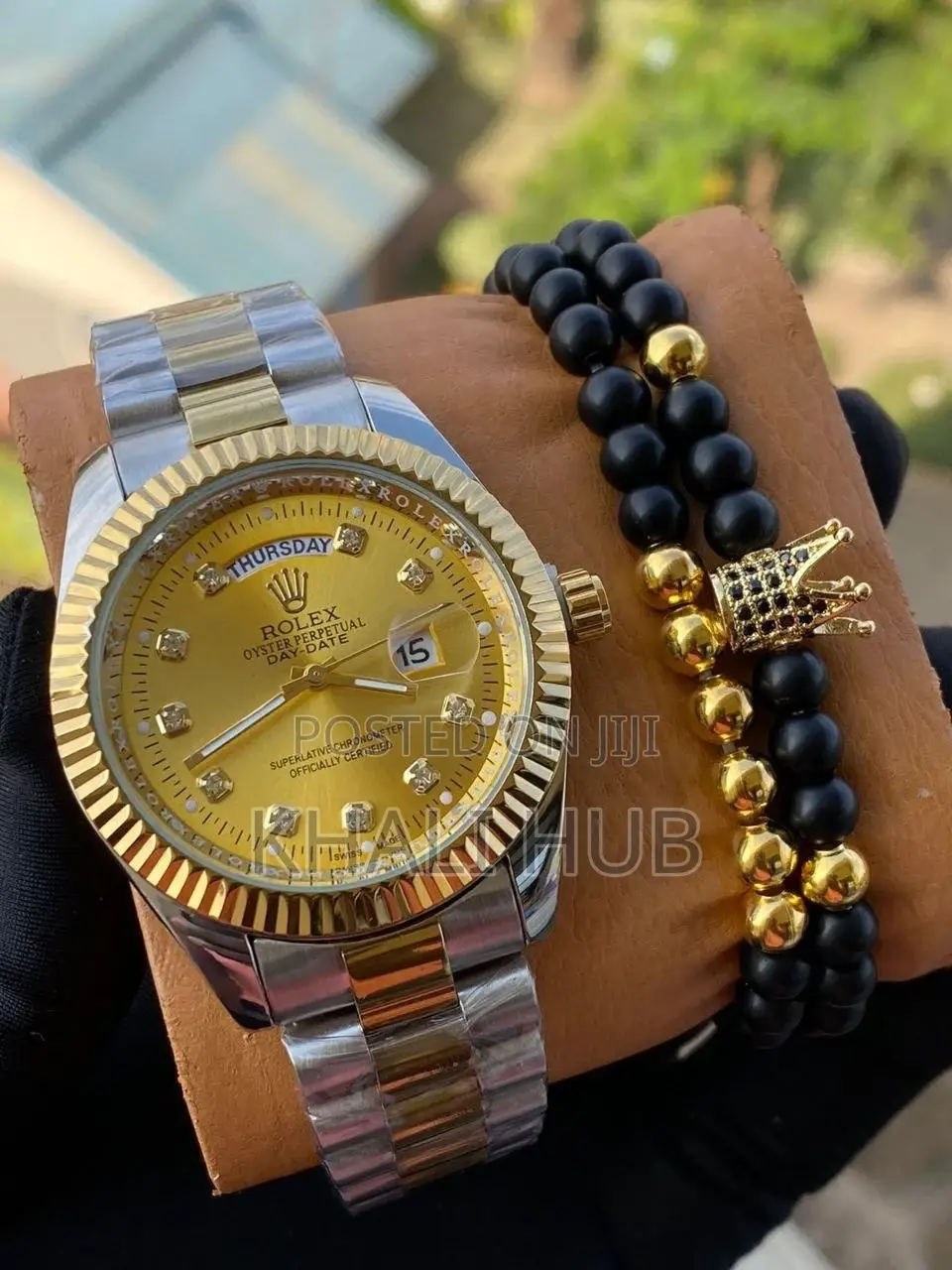 Rolex Watch Rolex Two Tone With Bangle