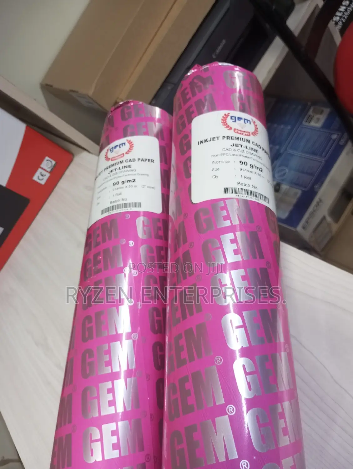 Plotter Paper (914mm×50m) A0 Roll/ CAD Paper