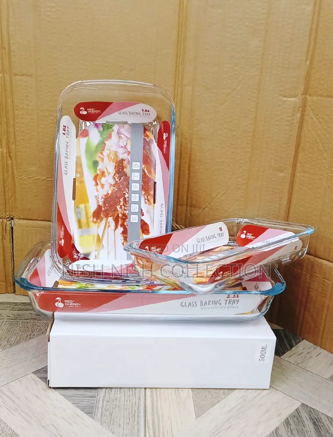 3 Piece Glass Baking Tray