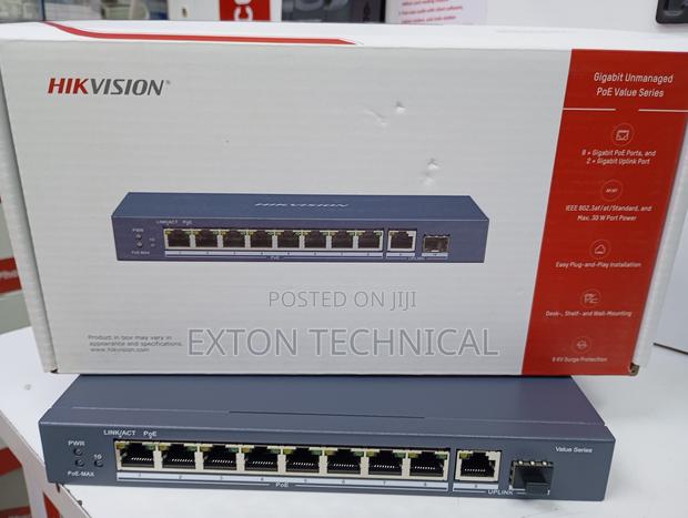 Smart Managed 8 Port Gigabit Poe+ Switch, 180W Poe+ SFP I