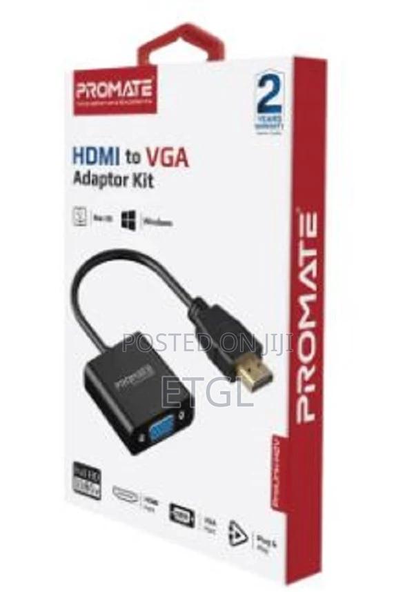 Promate HDMI to VGA Display Adaptor With Up to 1080p HD Reso
