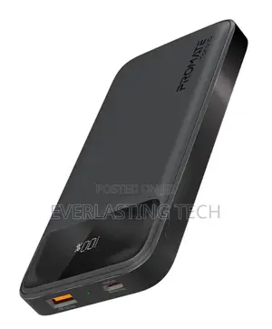Promate 10000mah Slim Power Bank With 20W USB-C Power
