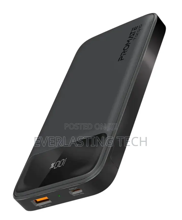 Promate 10000mah Slim Power Bank With 20W USB-C Power