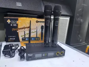 Wireless Uhf BNK X35 2mics ( 150 Meters Distance Coverage)