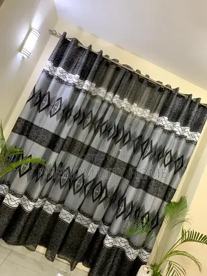 3 PCS Curtains and Sheer