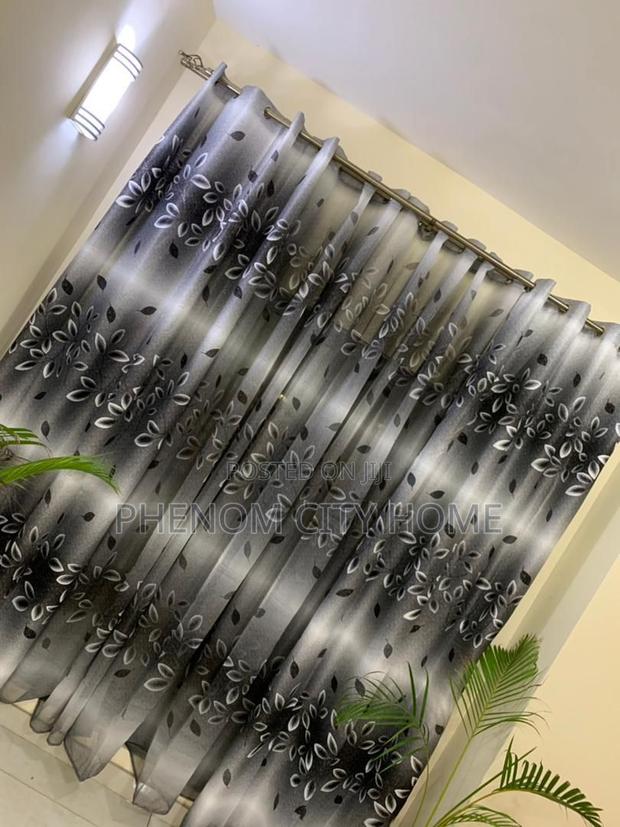 3pcs Curtains and Sheer