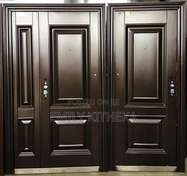 Security Mettalic Doors. Double and Single