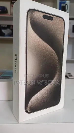 New Apple iPhone 15 Pro Max 256 GB Black
