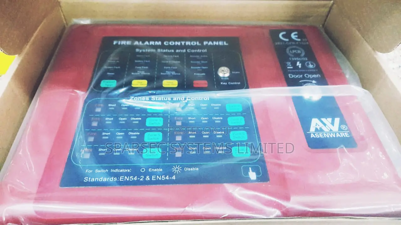 8 Zone Asenware Fire Alarm Control Panel