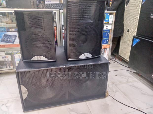 Martin Audio Speakers ; Double Bass18inch, 15inch, 12inch