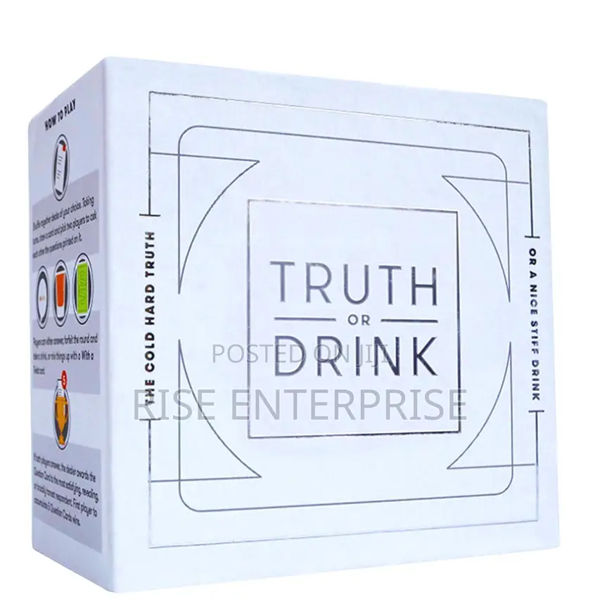 Truth or Drink a Party Card Game
