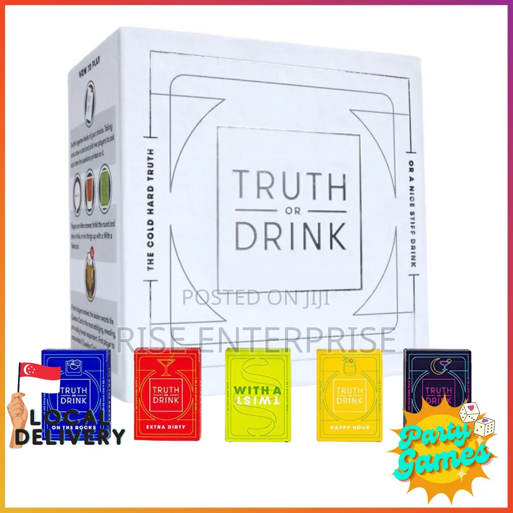 Truth or Drink a Party Card Game