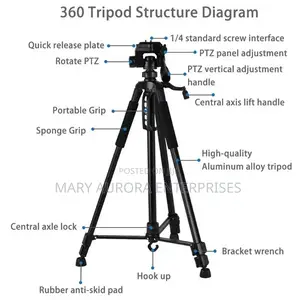 360 Tripod Stand for Camera