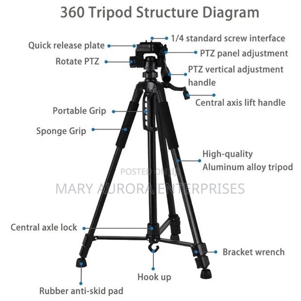 360 Tripod Stand for Camera - thumbnail 2