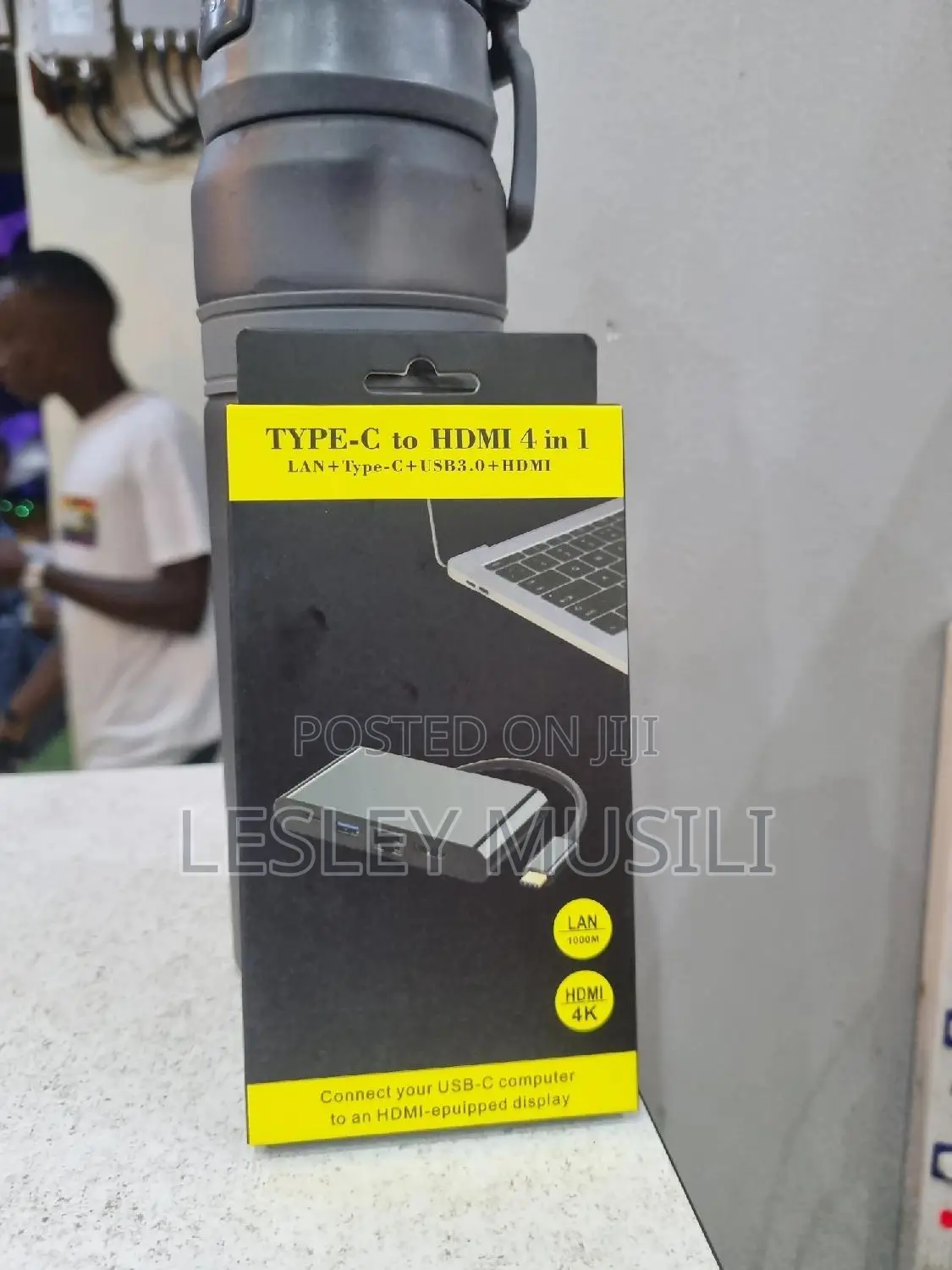 Type C to Hdmi 4 in 1 LAN +Type-C +Usb3.0