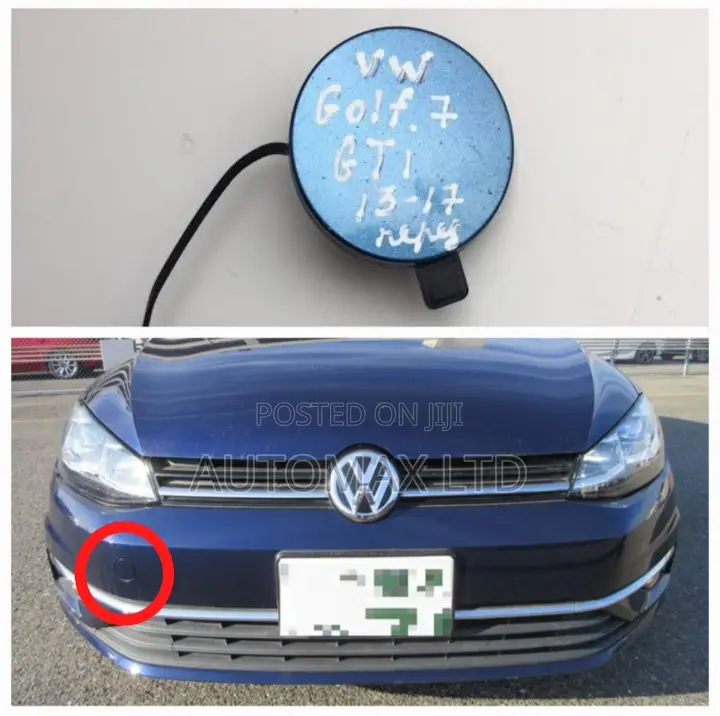 VW GOLF 7 Yr2013/17, Front Bumper Towing Cap Cover