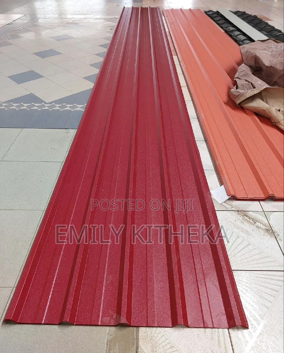 Matt Finish 30g Box Profile Mabati. 600 Per Meter