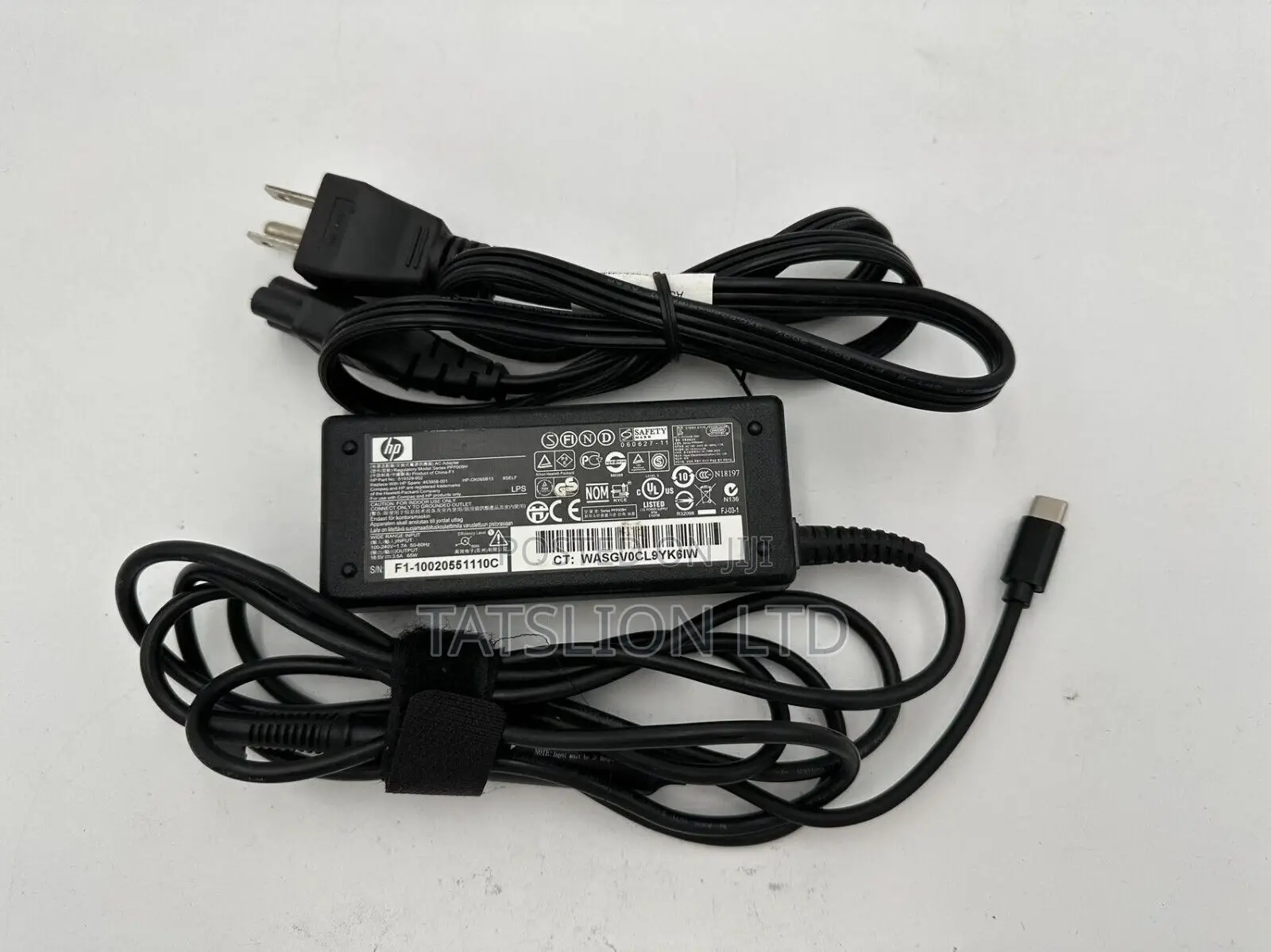 65W Usb-C Type C AC Adapter Charger for HP Elitebook