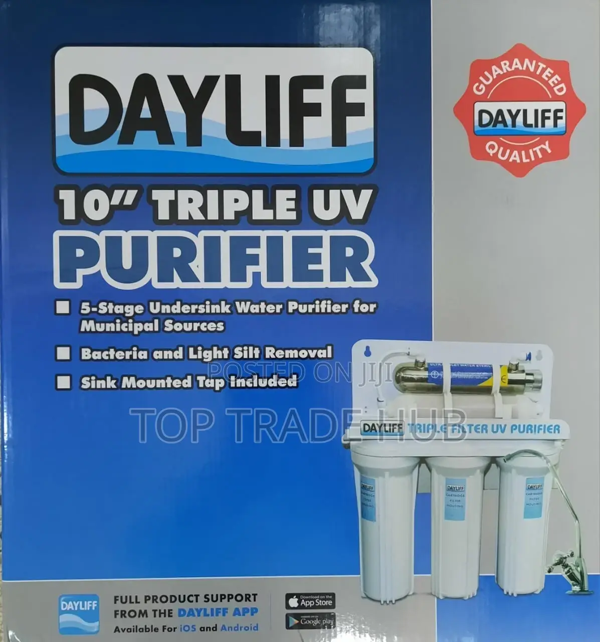 Dayliff Water Purifier 10" Triple UV 5 Stage