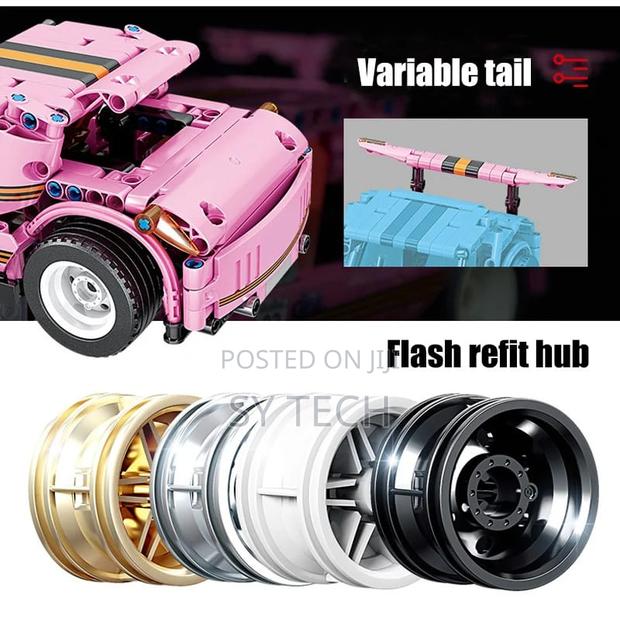 Title:Sport Car Classical Technical Building Blocks - main view