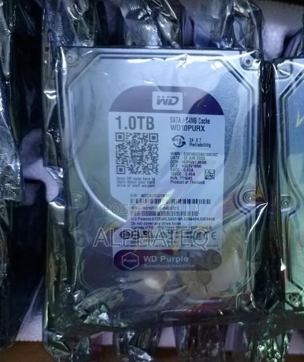 Western Digital 1TB WD Purple Surveillance Internal Hard Dri