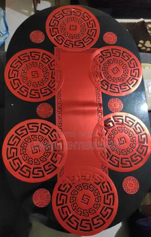 Red Luxury PVC Table Runner Set - thumbnail 2
