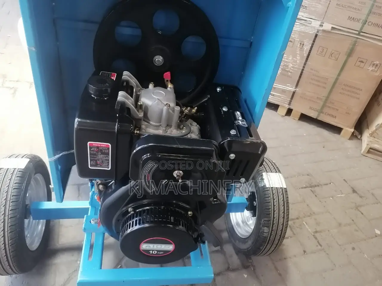 Aico 10hp Diesel Aircooled Concrete Mixer 500l