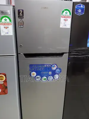 Mika Mrdcd168lsd 168l Double Door Fridge Silver Brush