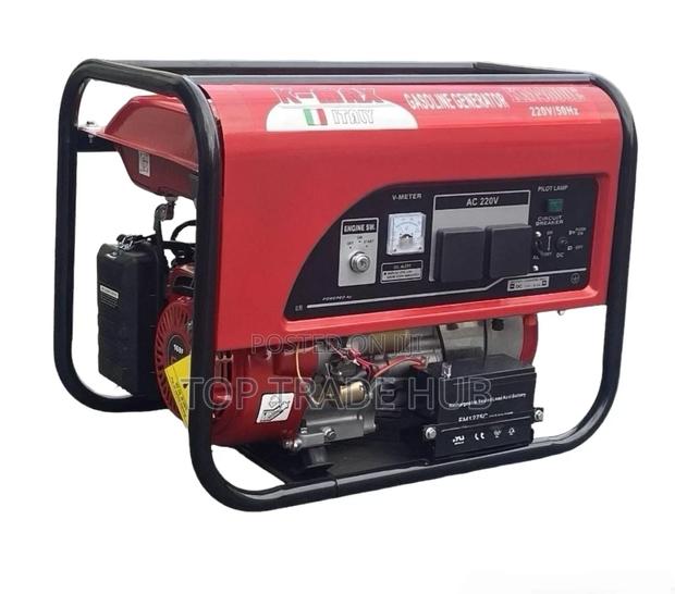 K-Max Italy Keystart Petrol Generator 5 Kva - main view