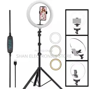 Quality~ 12 Inches LED Studio Selfie Ring Light Dimmable LED