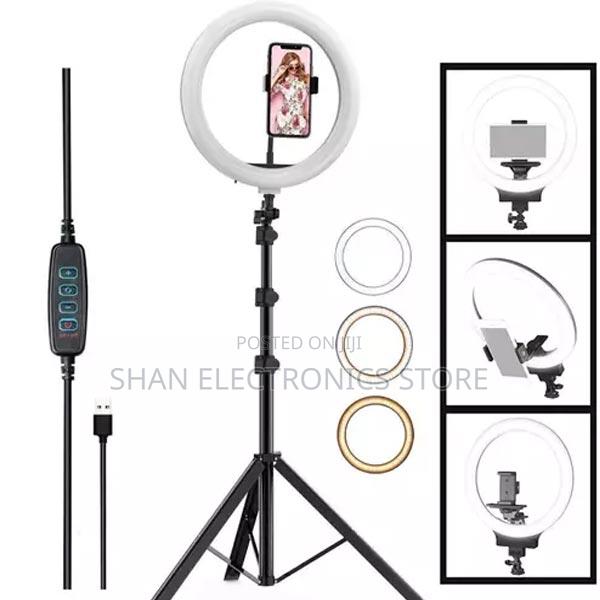 Quality~ 12 Inches LED Studio Selfie Ring Light Dimmable LED - main view