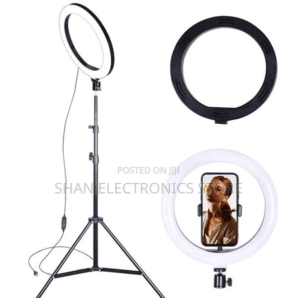 12inches Ring Light White With Tripod for Makeup*