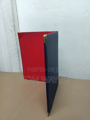 Certificate Holder Made of Lexin Leather, A4 Size