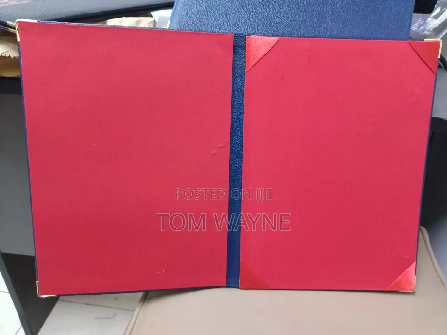 Artificial Leather Certificate Holder