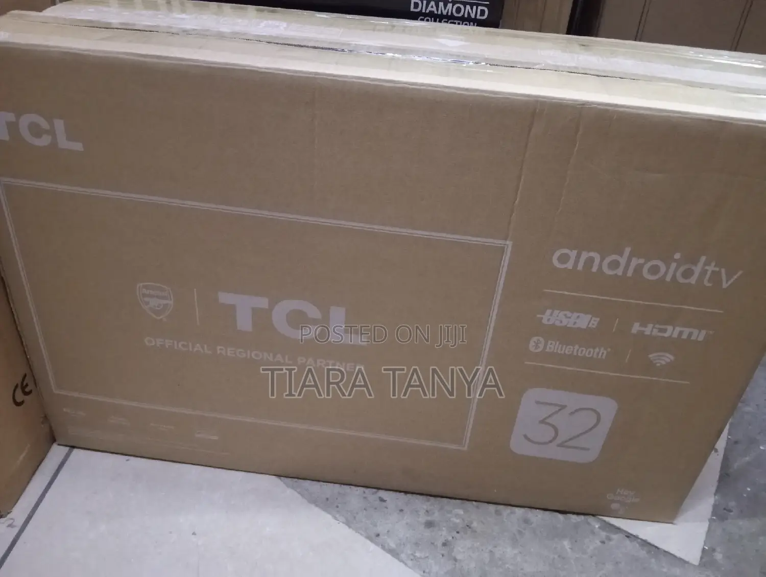 32" TCL Smart Android Frameless Led Tv