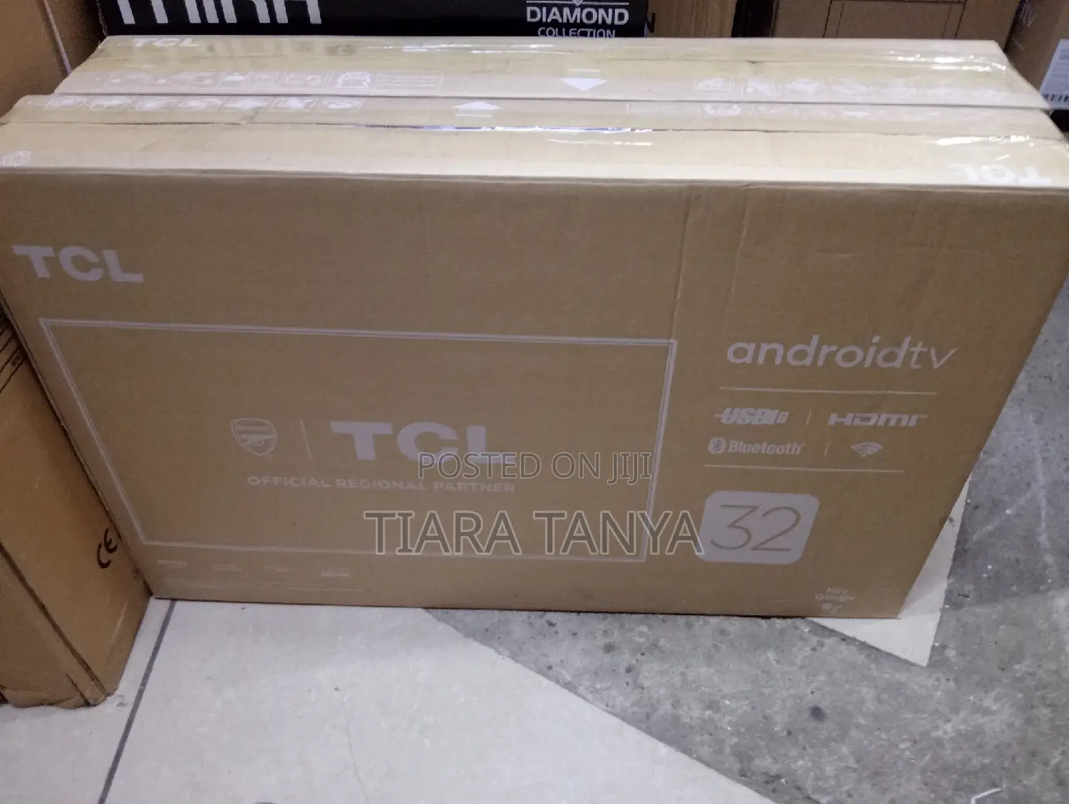 32" TCL Smart Android Frameless Led Tv