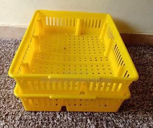 Plastic Stackable Chicks Transport Crates 60chicks. - thumbnail 2